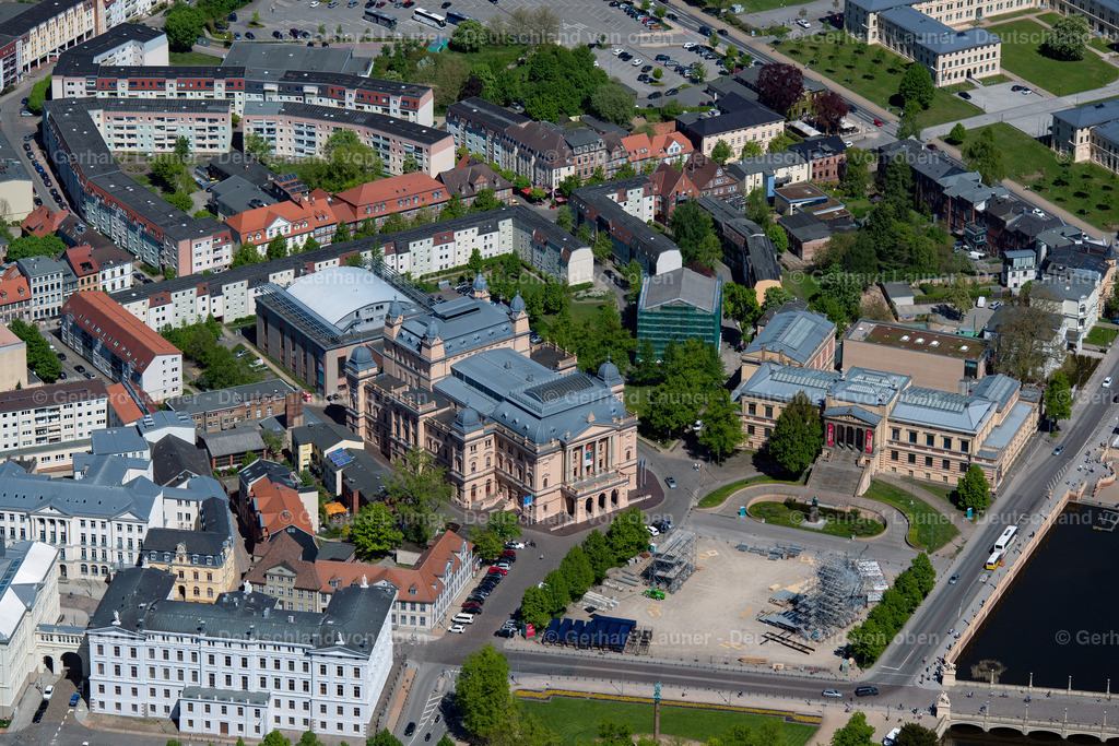 3801203 | Staatskanzlei,  Mecklenburgisches Staatstheater, Staatliches Museum, Schwerin