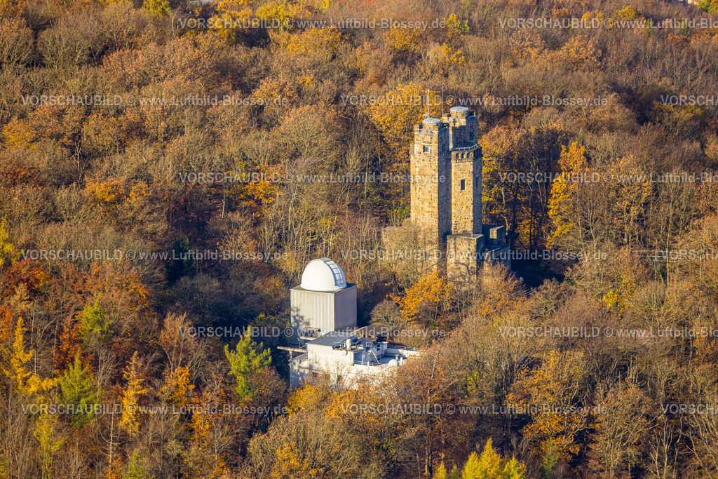 Hagen251103740 | Luftbild, Eugen-Richter-Turm mit Sternwarte Hagen,  Wehringhausen, Hagen, Ruhrgebiet, Nordrhein-Westfalen, Deutschland