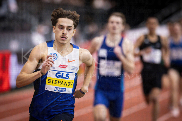 Deutsche Leichtathletik-Hallenmeisterschaften; Dortmund, 01.03.2026 | Alexander Stepanov (VfL Sindelfingen); Deutsche Leichtathletik-Hallenmeisterschaften am 01.03.2026 in der Helmut-Körnig-Halle in Dortmund. 