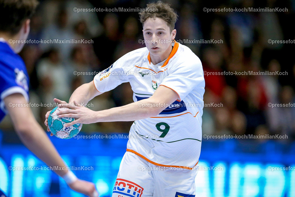 Gum1HBL27042402089 | 27.04.2024, Gummersbach, Handball, Liqui Moly Bundesliga, 30.Spieltag, Schwalbe-Arena, VfL Gummersbach - HSG Wetzlar: Ole Klimpke (HSG Wetzlar)