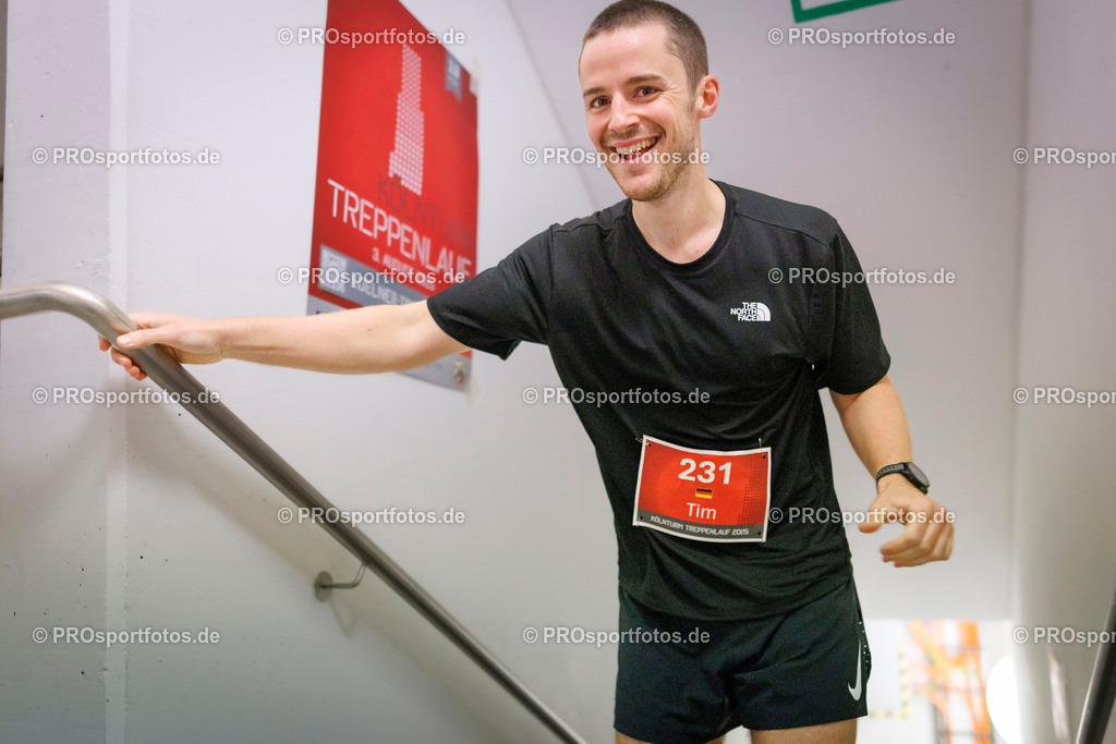 KölnTurm Treppenlauf; Köln, 03.08.2025 | Impressionen vom KölnTurm Treppenlauf am 03.08.2025 in Köln (Nordrhein-Westfalen). 