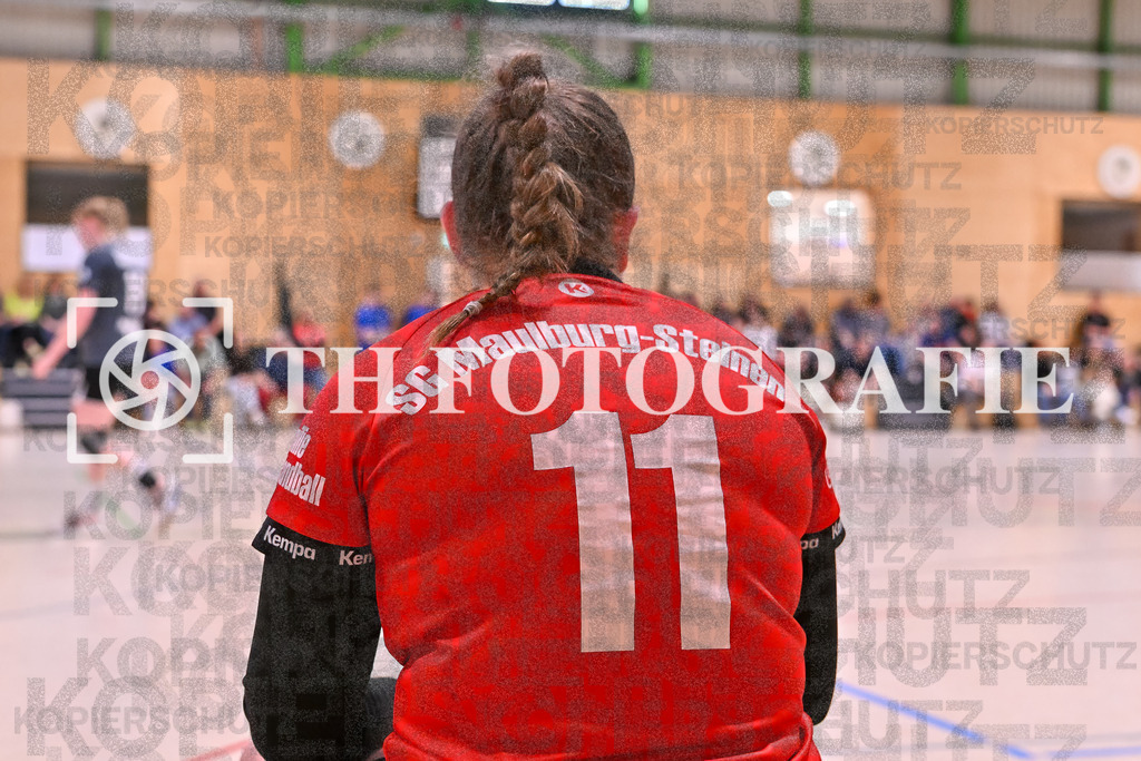 GER, SG Maulburg/Steinen - HB Kinzigtal, Handball, Suedbadenliga, 22. Spieltag, Saison 2023/2024, 27.04.2024 | Laura Traeber (SG Maulburg/Steinen, #11)

GER, SG Maulburg/Steinen - HB Kinzigtal, Handball, Suedbadenliga, 22. Spieltag, Saison 2023/2024, 27.04.2024

Foto: TH Fotografie/Thomas Hess