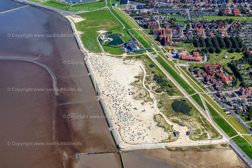 Norddeich_Strand_ELS_7138050923 | NORDEN 05.09.2023 Küsten- Landschaft am Sandstrand " Norddeich " im Ortsteil Norddeich in Norden im Bundesland Niedersachsen, Deutschland. // Coastline on the sandy beach " Norddeich " in the district Norddeich in Norden in the state Lower Saxony, Germany. Foto: Martin Elsen