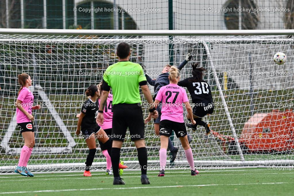 Liwodruck Carinthians Hornets vs. FC Pingau Saalfelden Frauen 29.10.2023  | #21 Julia Starchl, #17 Genesis Soraya Castrellon, #27 Jasmin Michelle Ortner, #1 Anja Meier, #30 Jenna Joan Laguana Merrill