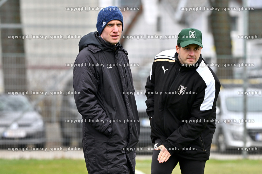 SAK vs. VST Völkermarkt | Headcoach VST Völkermarkt Martin Töfferl, Asisstentcoach VST Völkermarkt Sascha Adrian Kremer, SAK vs. VST Völkermarkt, SAK vs. VST Völkermarkt am 21.03.2026 in Klagenfurt (Sportpark Welzenegg), Austria, (Photo by Bernd Stefan)
