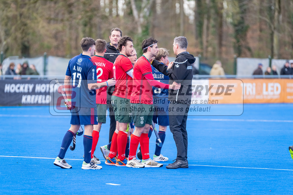 HK_20240323_109987 | 1. Bundesliga Hockey Herren Crefelder HTC - Mannheimer HC am 23.3.2024 Crefelder HTC  Hüttenallee, Krefeld ,