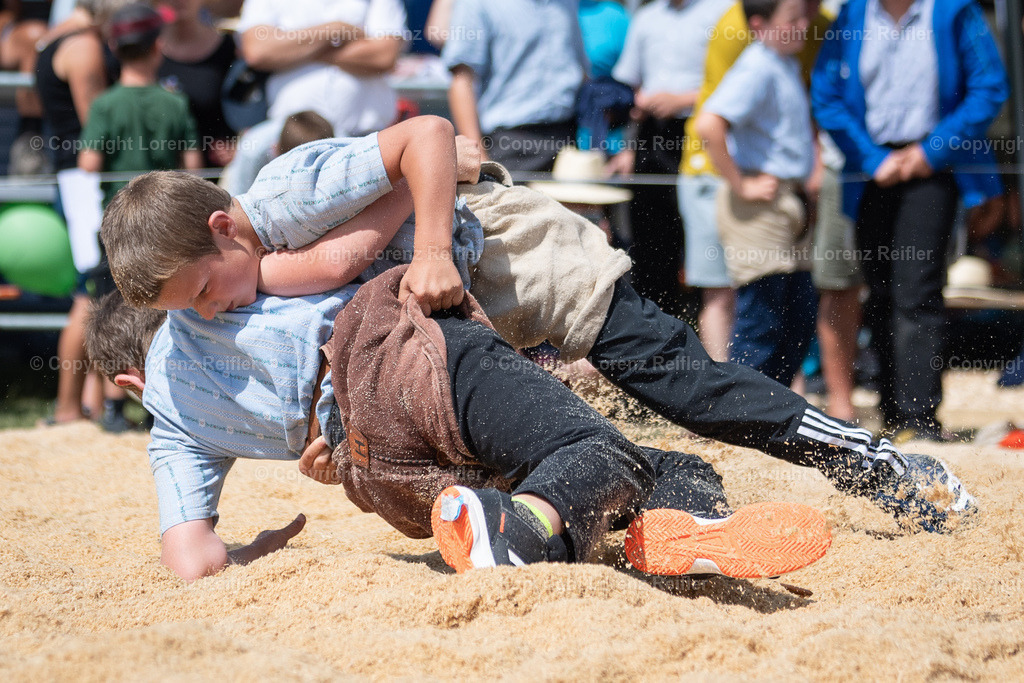 Schwingen -  Appenzeller Kantonal Nachwuchsschwingfest 2023 | Oberegg, 8.7.23, Schwingen - Appenzeller Kantonal Nachwuchsschwingfest.