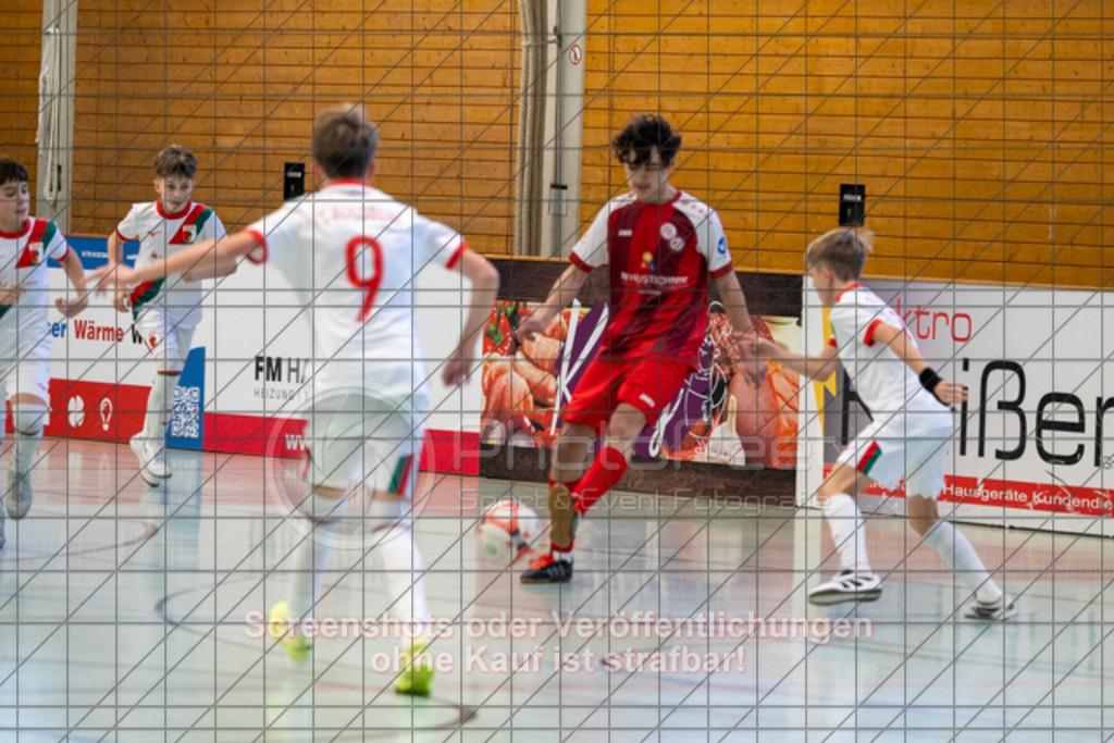 20251213_104226_0171 | FC Augsburg - SGM Do/Rei U1427. internationaler Prinzing Junior Cup in der Donzdorfer Lautertalhalle - 13.12.2025,Foto: PhotoPeet-Sportfotografie/Peter Harich