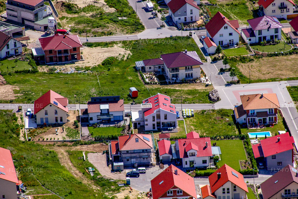 Luftbild: Am Höhenweg in Kandel im Bundesland Rheinland-Pfalz in Deutschland. Foto: IMG_18542.jpg vom 30.05.2009 durch Werner Riehm/FLY-FOTO.de
