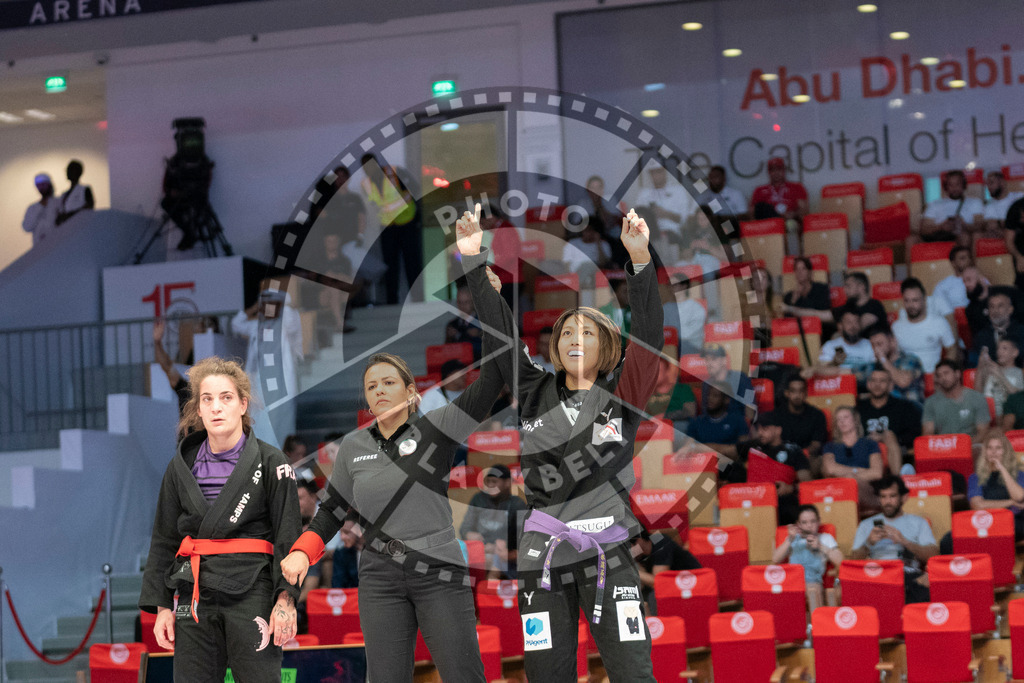 20231106PBB2888 | Fighters compete during the AJP World Master Championship in the Mubadala Arena in Abu Dhabi, Arab United Emirates, on November 6, 2023.