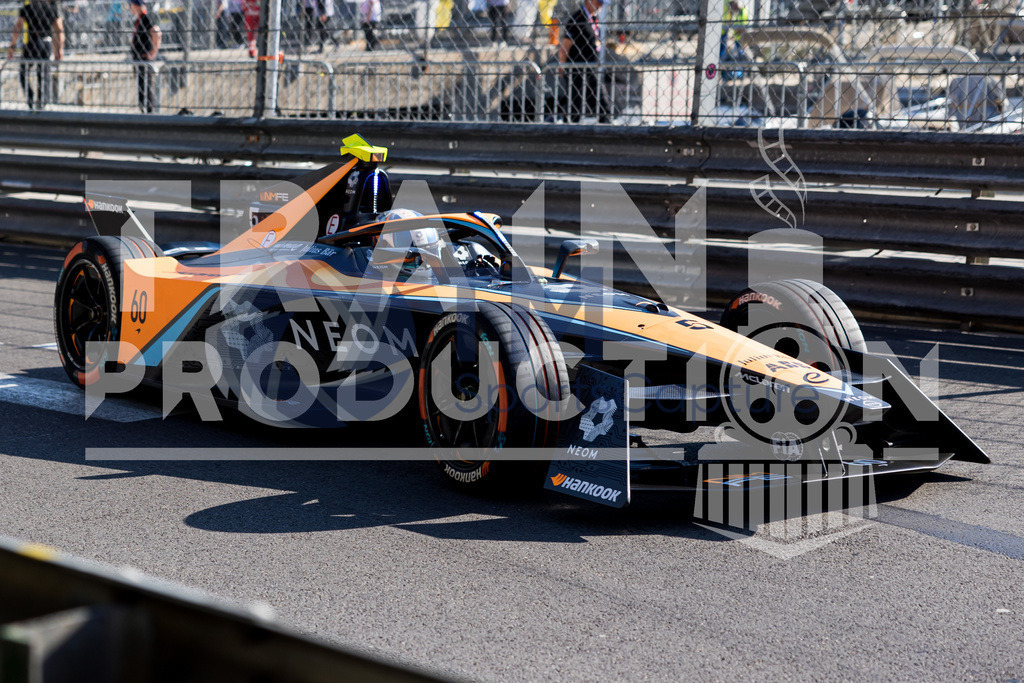 GEPA-20230506-101-147- | MONTE CARLO,MONACO,06.MAY.23 - MOTORSPORTS, FORMULA E - E-Prix of Monaco, Circuit de Monaco. Image shows Jake Hughes (GBR / McLaren). 
Photo:GEPA pictures/ Matthias Trinkl