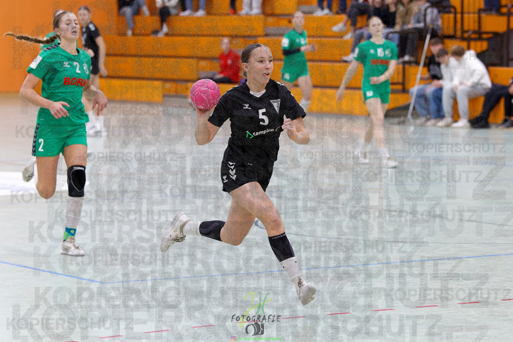 2024-10-19_012 | Jugendbundesliga B-Jugend weiblich; HSG Kleenheim/Langgöns - Longericher SC am 19.10.2024 in Oberkleen (Weidig-Halle) - Realisiert mit Pictrs.com