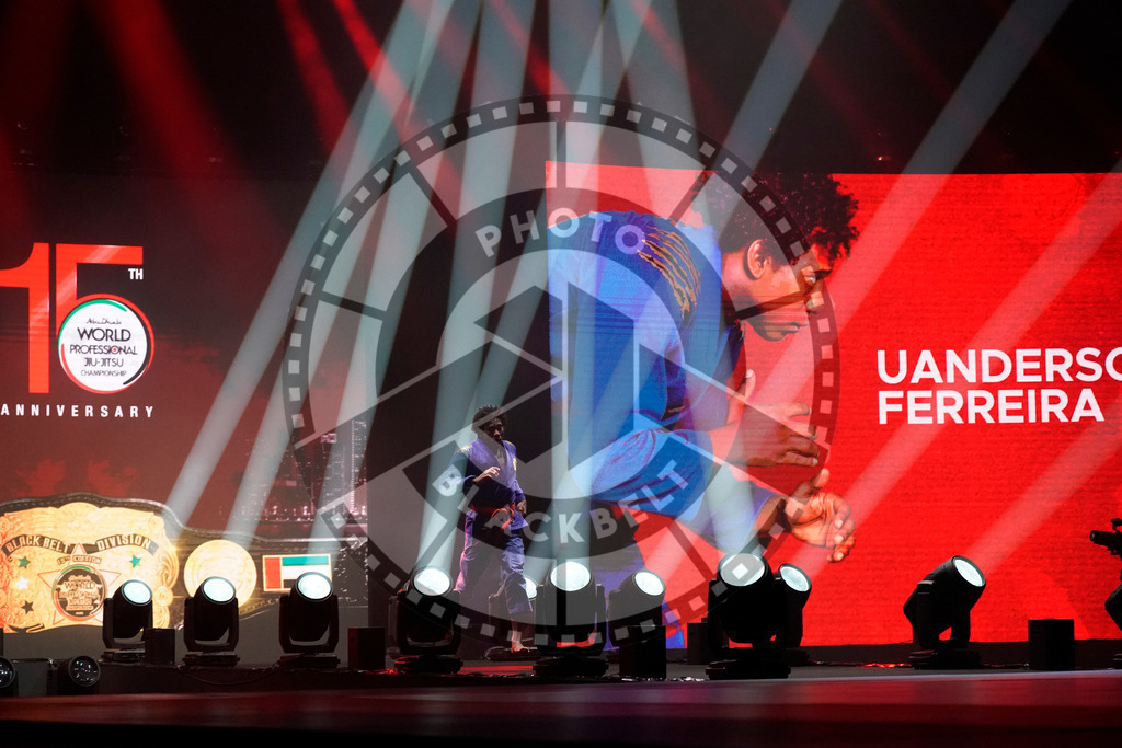 20231110PBB2301 | Fighters compete during the AJP World Professional Championship blackbelt finals in the Mubadala Arena in Abu Dhabi, Arab United Emirates, on November 10, 2023.