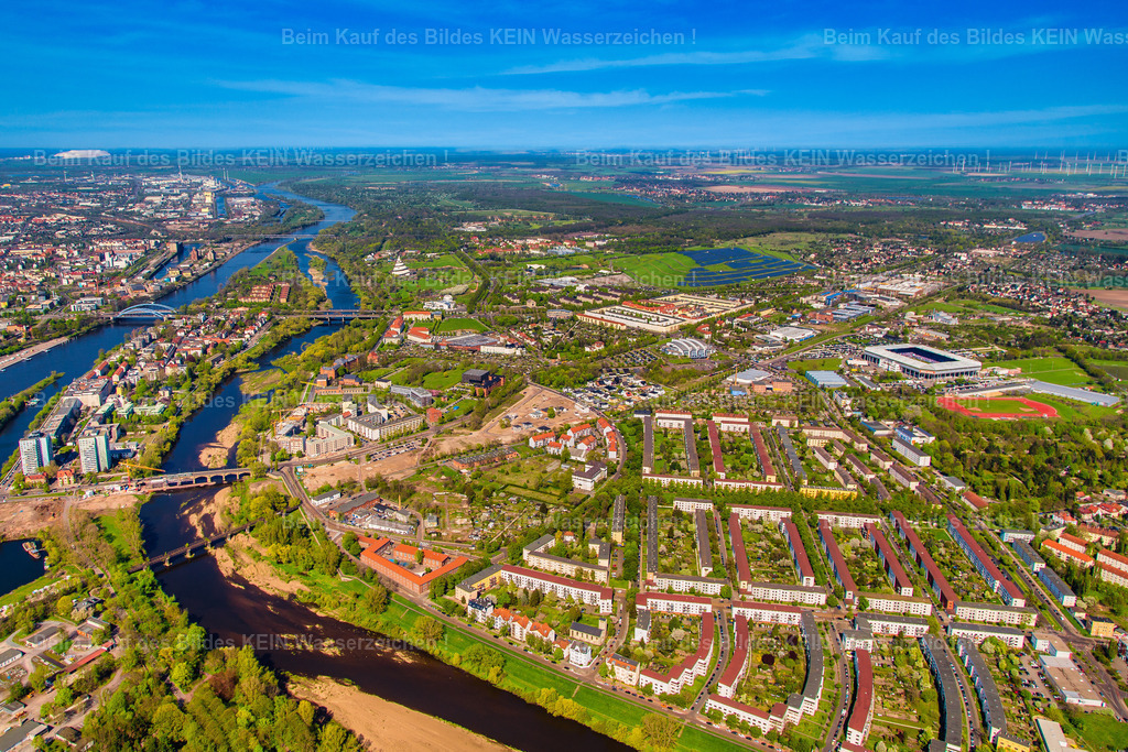 Magdeburg Cracau Heumarkt-9129 | Übericht Brückfeld Heumarkt Berliner Chaussee sowie Alte Elbe - Realisiert mit Pictrs.com