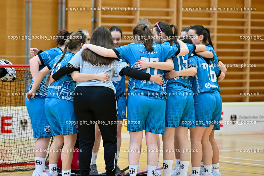 VSV Unihockey Damen vs. FCB München | FCB München Mannschaft, VSV Unihockey Damen vs. FCB München, VSV Unihockey Damen vs. FCB München am 24.01.2026 in Villach (Ballspielhalle St. Martin), Austria, (Photo by Bernd Stefan)