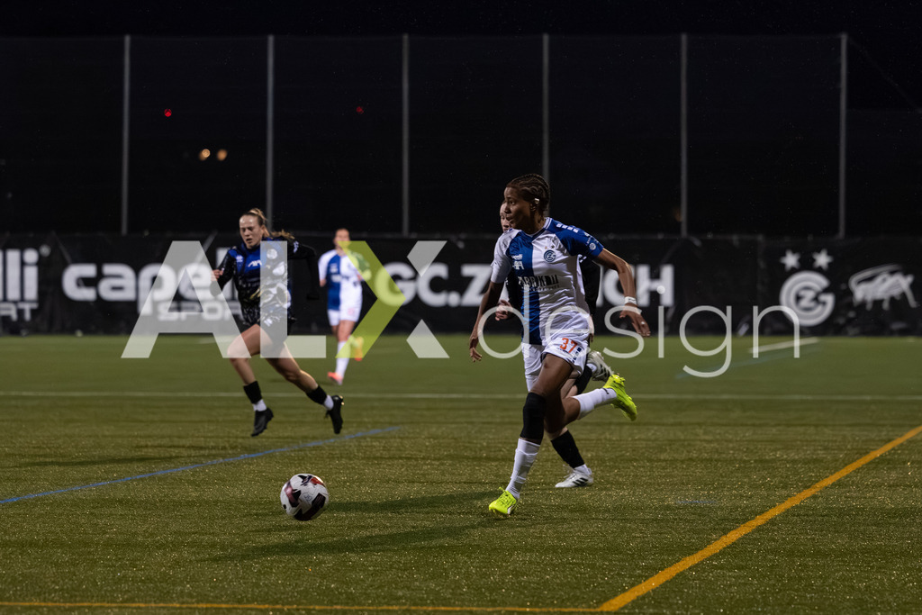 Fußball I Frauen I Saison 2025-2026 I AXA Women's Super League | Women I 14. Spieltag I Grasshoppers Club Zürich - FC Luzern I 14.02.2026 | 37 Sury Lamontana Charon (IT) (GC Zürich) – Angriff - Realisiert mit Pictrs.com