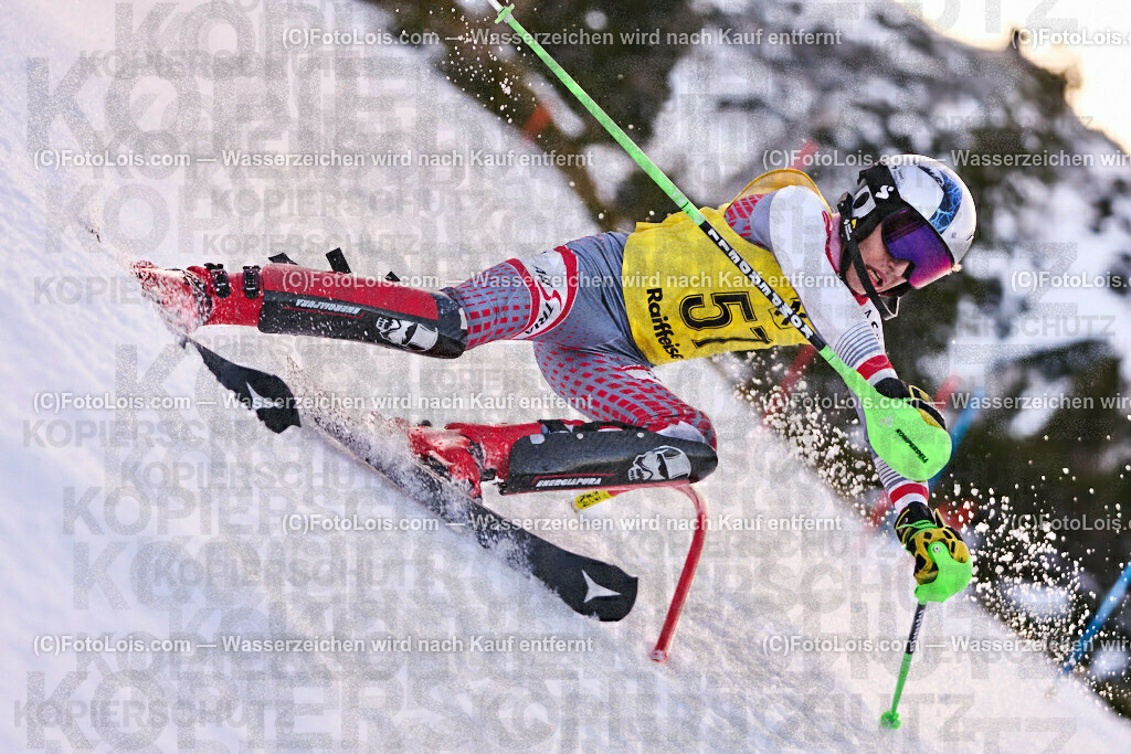 ALP3074_NWC-OAC-Slalom-II DG-I_Hochkar_Luschnik Julian | (C)FotoLois.com, Alois Spandl, NWC+OAC-Schüler-Slalom 1 auf dem Hochkar, Sa 7. Jänner 2023.
