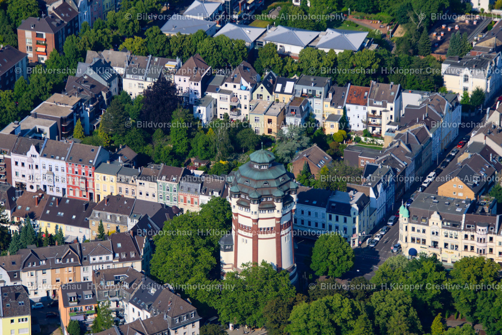 Wasserturm Mönchengladbach Creative Airphotography-3113 | Luftbild Alter Markt Mönchengladbach - Realisiert mit Pictrs.com