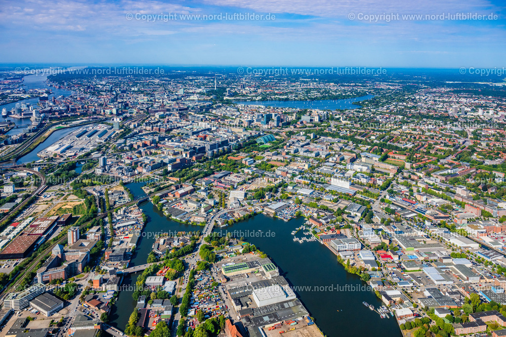 Hamburg_Rothenburgsort_ELS_7950200925 | HAMBURG 20.09.2025 Industrie- und Gewerbegebiet " Großmannstraße " an der Straße Bullenhuser Damm in Hamburg, Deutschland. // Industrial and commercial area " Grossmannstrasse " on street Bullenhuser Damm in Hamburg, Germany. Foto: Martin Elsen