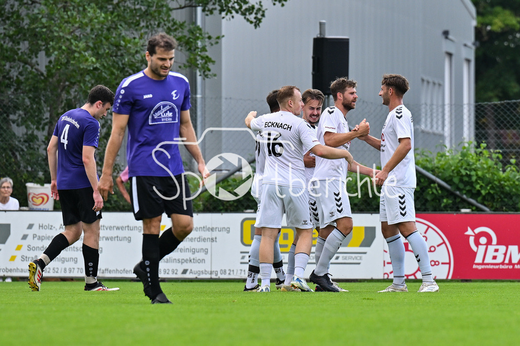 VfL Ecknach - TSV Dinkelscherben | Jubel nach 1-0 Ecknach 11