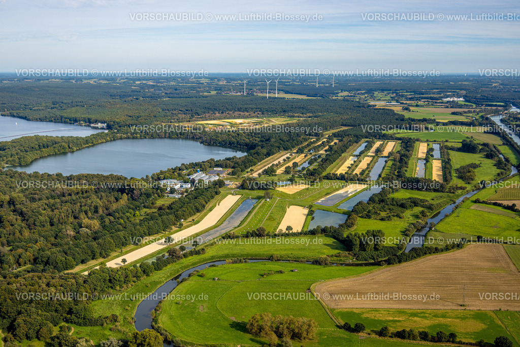 Haltern230905785 | Luftbild, Wasserwerk Haltern am Halterner Stausee, Haltern-Stadt, Haltern am See, Ruhrgebiet Münsterland, Nordrhein-Westfalen, Deutschland