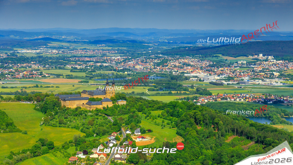 Die Luftaufnahme Neubanz - Bad Staffelstein wurde vom UL-Flugzeug (keine Drohne) aus fotografiert.Hohe Druck- Auflösung-die Geschenkidee!