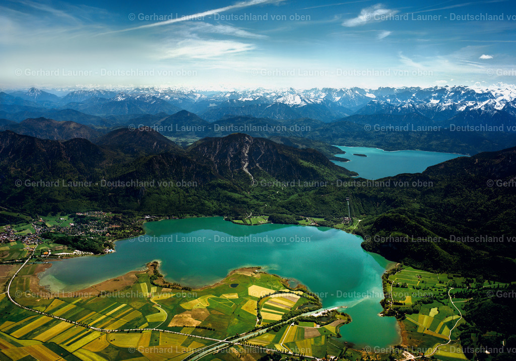 9300330 | Blick über den Kochel- und Walchensee