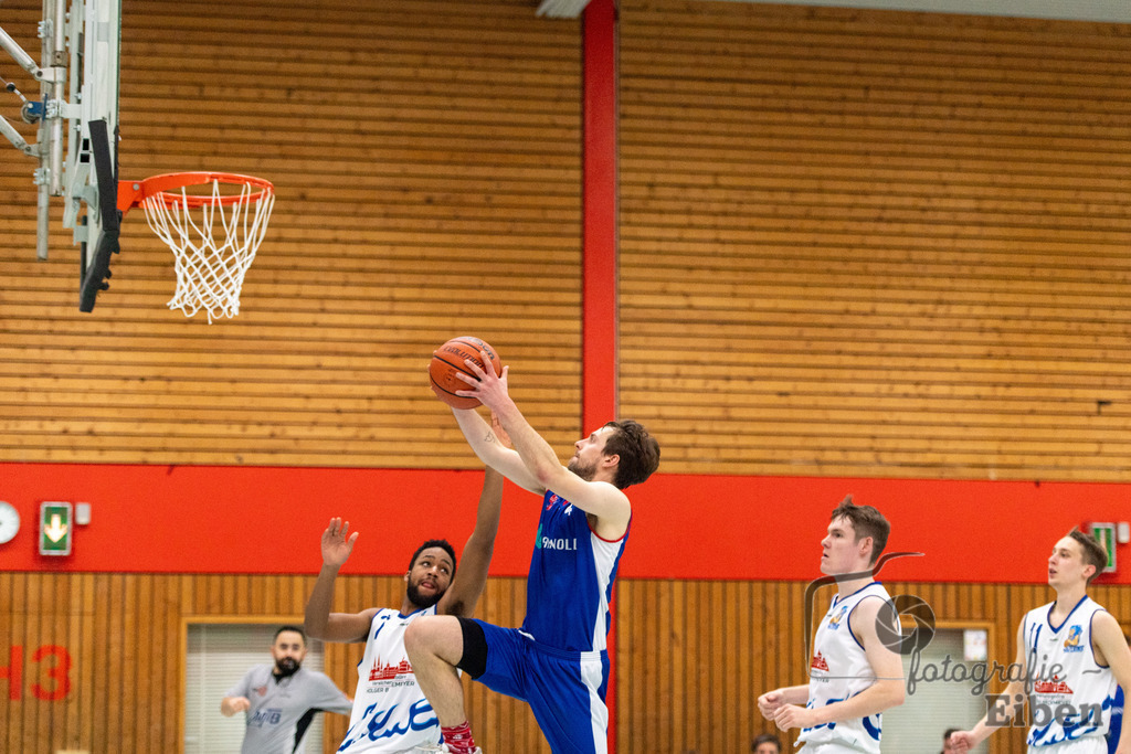 SV Ofenerdiek-TuS Ofen | SV Ofenerdiek (weiß)-TuS Ofen (blau) am 18.02.2024 in Ofenerdiek (Sporthalle Lagerstraße), Deutschland, Photo: Philip Eiben 2023 - Realisiert mit Pictrs.com