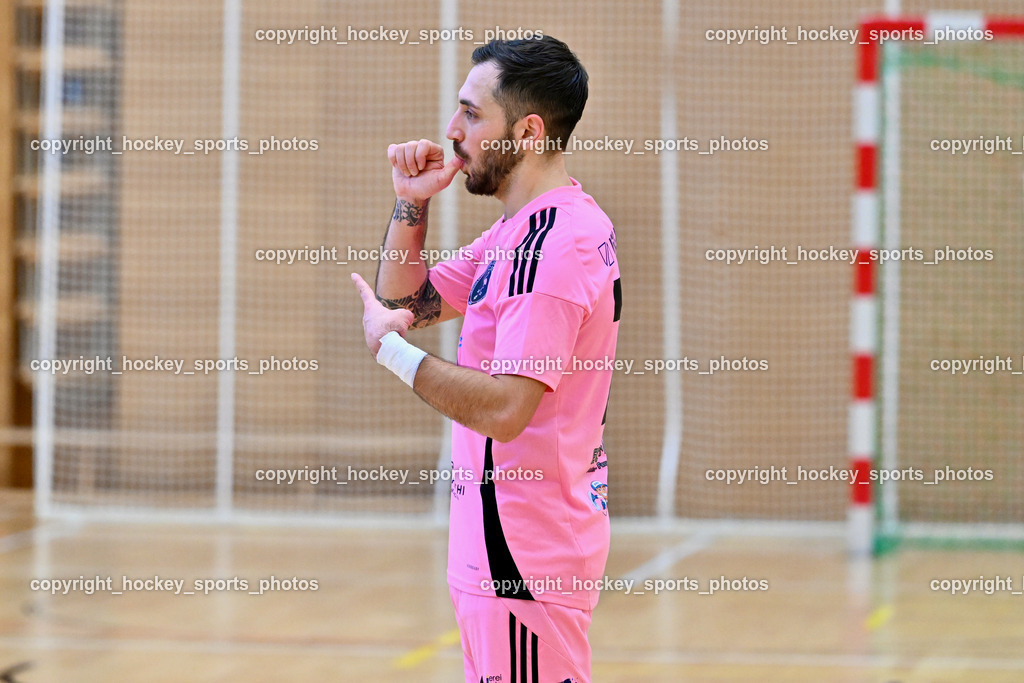 Carinthia Flamengo Futsal Club vs. Dynamo Triestingtal | #70 Yosifov Svetlozar Angelov Carinthia Flamengo, Carinthia Flamengo Futsal Club vs. Dynamo Triestingtal, Carinthia Flamengo Futsal Club vs. Dynamo Triestingtal am 29.12.2024 in Villach (Ballspielhalle St. Martin), Austria, (Photo by Bernd Stefan)