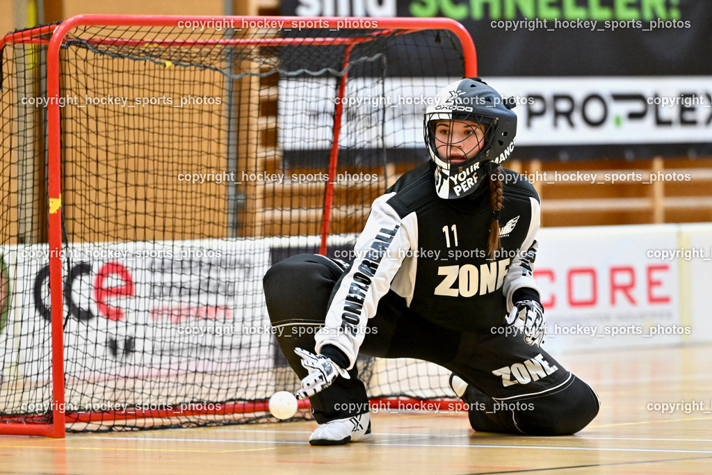 VSV Unihockey Damen vs. FCB München | #1 Hannah Maria Kofler VSV Unihockey, VSV Unihockey Damen vs. FCB München, VSV Unihockey Damen vs. FCB München am 24.01.2026 in Villach (Ballspielhalle St. Martin), Austria, (Photo by Bernd Stefan)
