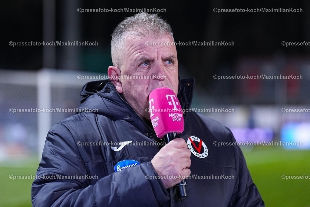 xYDRx23012601096 | 23.01.2026, xydrx, Fußball, 3.Liga, FC Viktoria Köln - 1.FC Saarbrücken, Saison 2025 2026, Sportpark Höhenberg: Franz Wunderlich ( Sportvorstand FC Viktoria Köln)     DFB regulations prohibit any use of photographs as image sequences and or quasi-video. Photo: xYannisxDreimannxPressefotoKochx