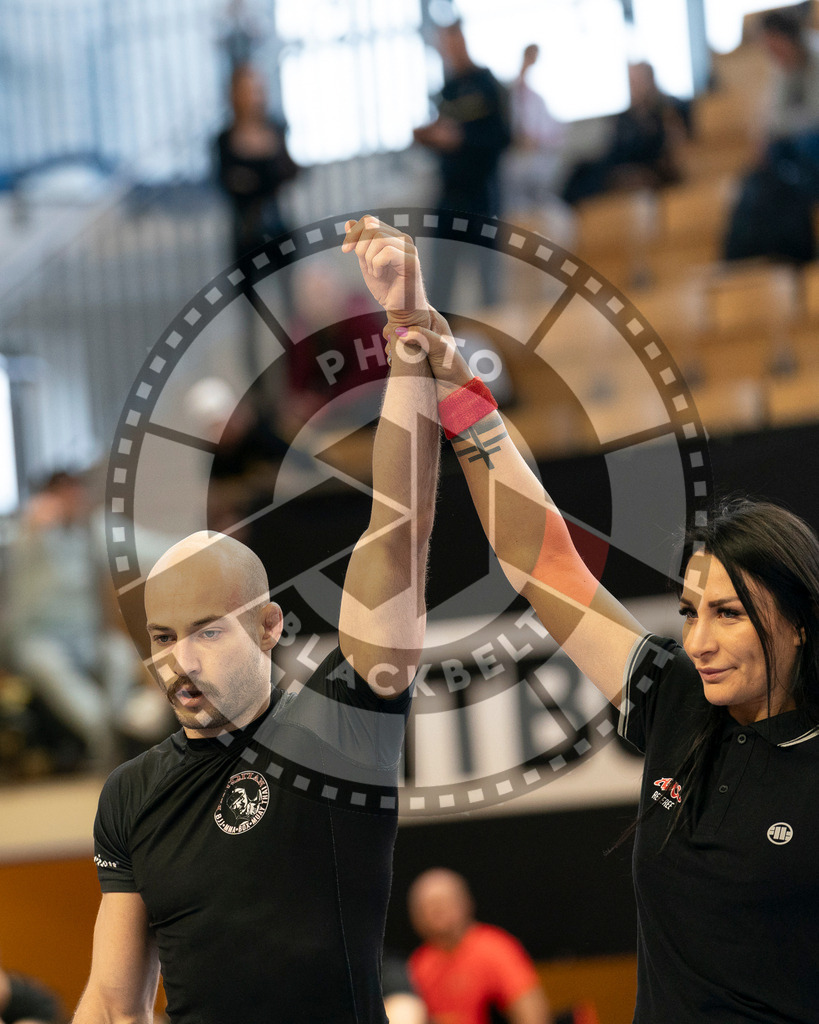 20240316PBB0051 | Athletes compete during the ADCC Eastern European Open grappling Competition in Poznan, Poland, on March 16, 2024.