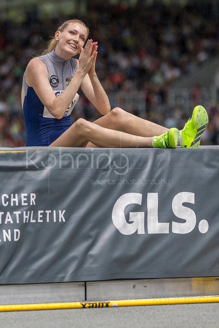 Deutsche Leichtathletik-Meisterschaften; Bochum-Wattenscheid, 26.07.2026 | Imke Onnen (Cologne Athletics), Hochsprung ; Deutsche Leichtathletik-Meisterschaften am 26.07.2026 im Lorheide-Stadion, Bochum-Wattenscheid (Nordrhein-Westfalen).
