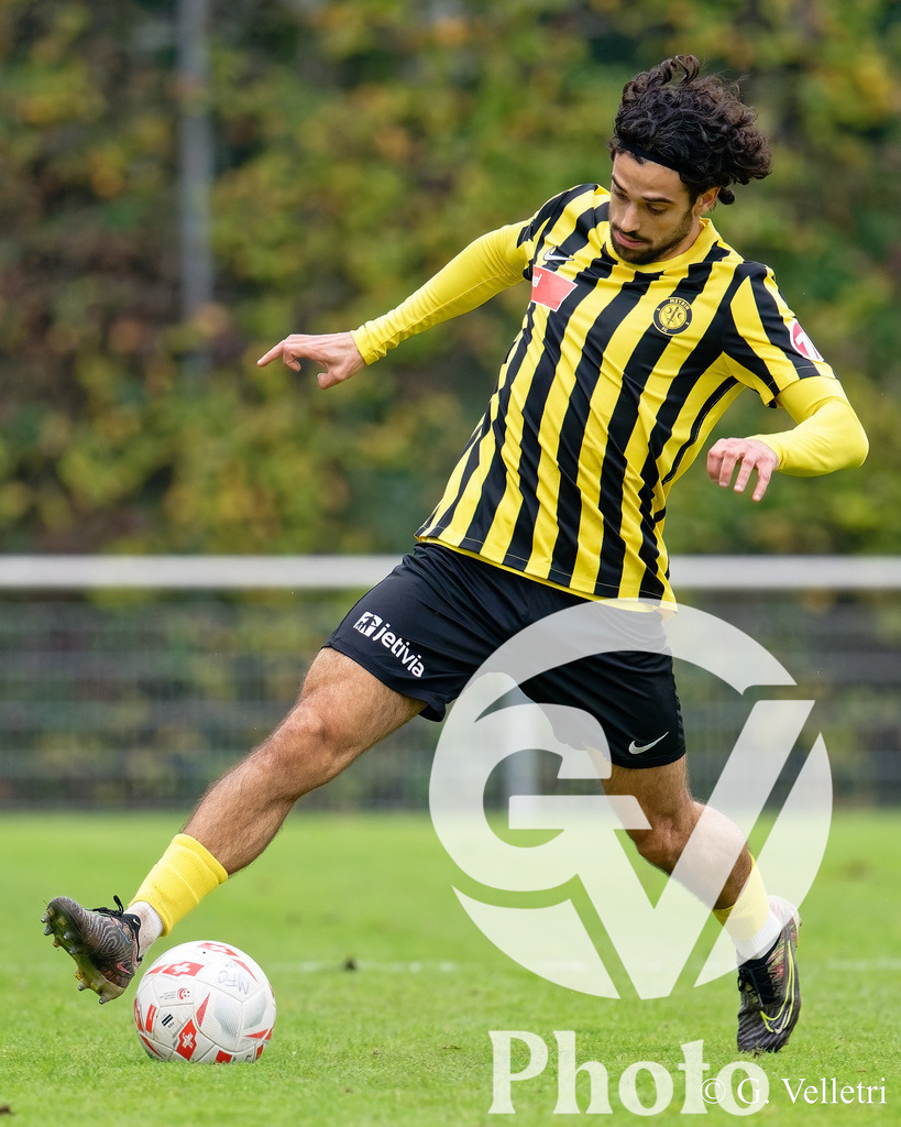 1ère ligue - Meyrin FC - FC Echallens | durant le match de 1ère ligue entre Meyrin FC et FC Echallens au Stade des arbères à Meyrin, Suisse
