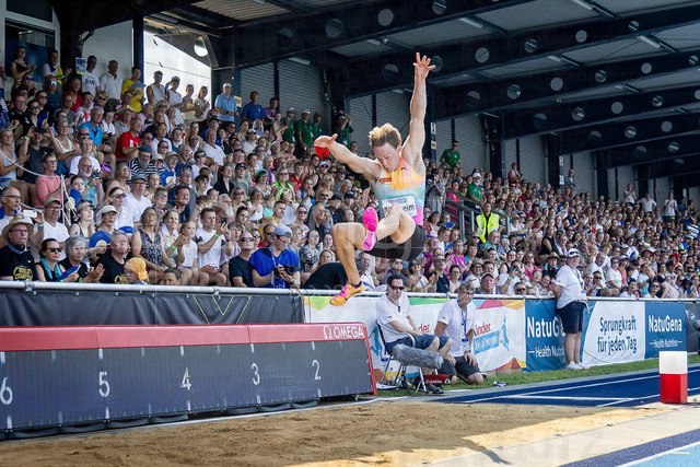 Multisport Event; Ratingen, 27.06.2026 | RATINGEN, GERMANY - JUNE 27, 2026 : Sander Skotheim (NOR / Norway) competing in the long jump during the Multisport Event at Stadion Ratingen on June 27, 2026 in Ratingen, Germany.