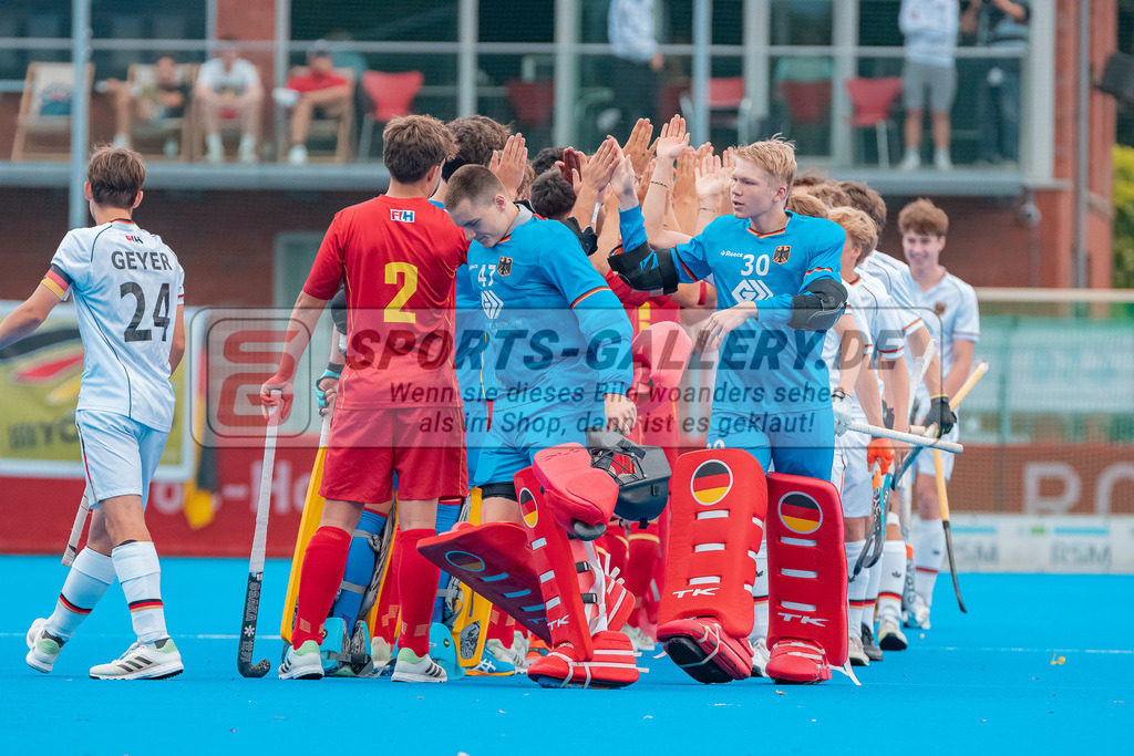 HK_20230715_102419 | Euro Hockey MU18 SF2 Spain vs Germany Championship Girls & Boys am 15.7.2023 CHTC , Krefeld ,
