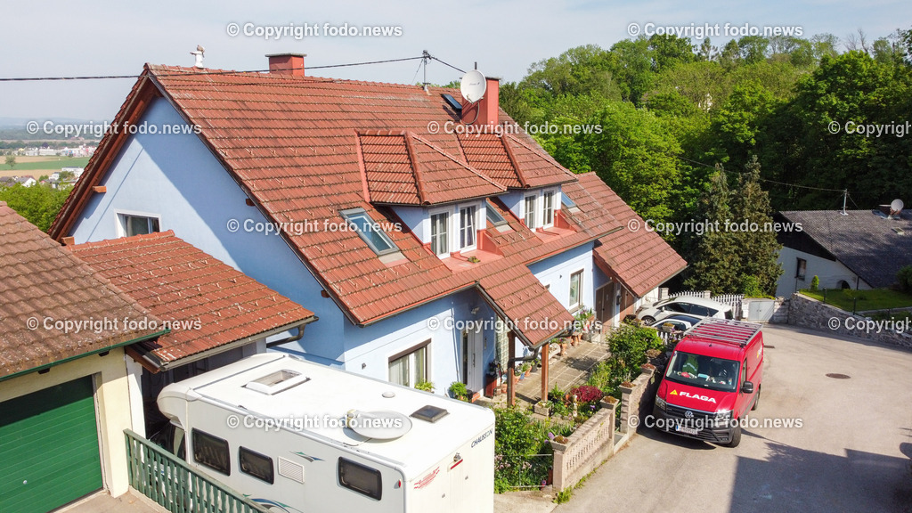Nettingsdorf_ Mordversuch_ 21.05.2023-7 | 21.05.2023, Nettingsdorf, AUT, Mordversuch, im Bild Tatort, Haus in Moosleite


