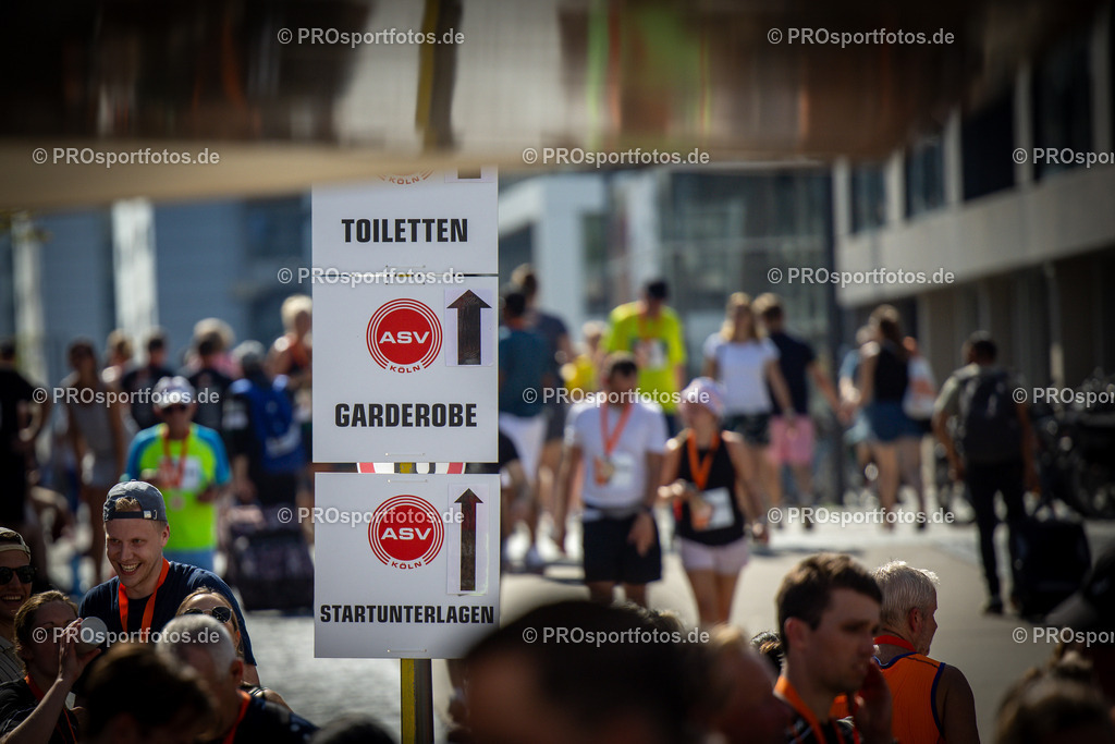 OBI ASV Koelner Brueckenlauf; Koeln, 10.09.23 | Impressionen vom OBI ASV Koelner Brueckenlauf am 10.09.23 am Olympiamuseum in Koeln (Deutschland). Foto: BEAUTIFUL SPORTS/Axel Kohring