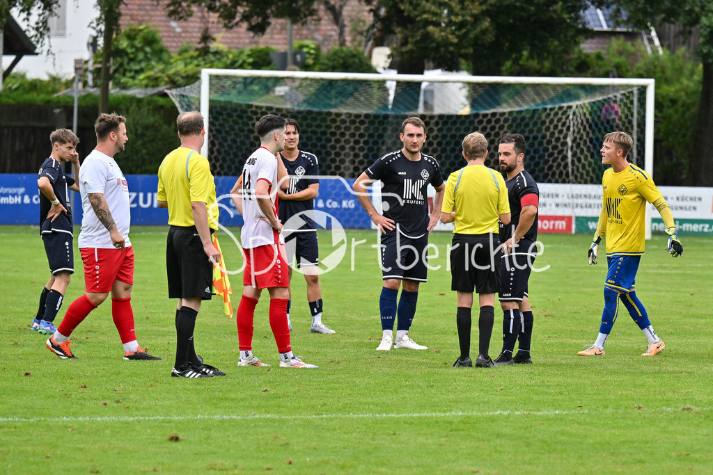 BC Aichach - FC Affing | Strittige Szene nach dem 2-2