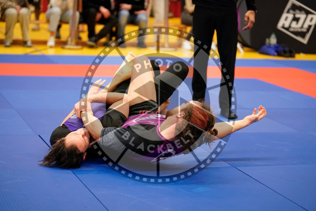 20240203PBB10016 | Fighters compete during the Brazilian Jiu-Jitsu Championship of the AJP Tour in Maintal by Frankfurt am Main, Germany, on February 2, 2024.