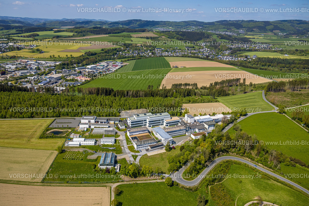 Schmallenberg230506404 | Luftbild, Fraunhofer-Institut für Molekularbiologie und Angewandte Oekologie, Auf dem Aberg, Grafschaft, Schmallenberg, Sauerland, Nordrhein-Westfalen, Deutschland