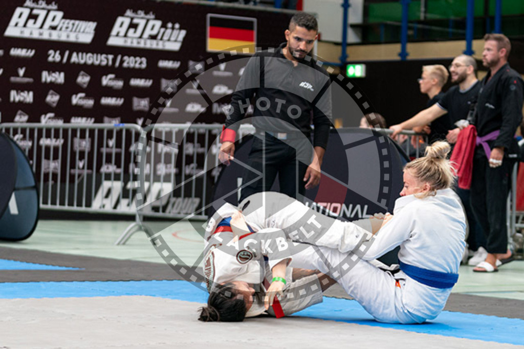 20230826PBB52639 | Fighters compete during the AJP INTLPRO BJJ and grappling competition in Hamburg, Germany, on August 26 2023.