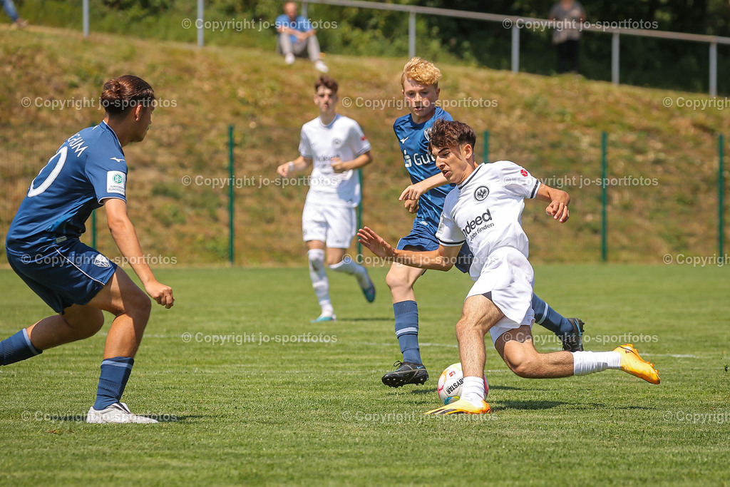 BQ3I5547 | 17.06.2023; Testspiel; Rasenplatz Offdilln; VfL Bochum U17 - Eintracht Frankfurt U17; Ergebnis: 3:1 (1:1)