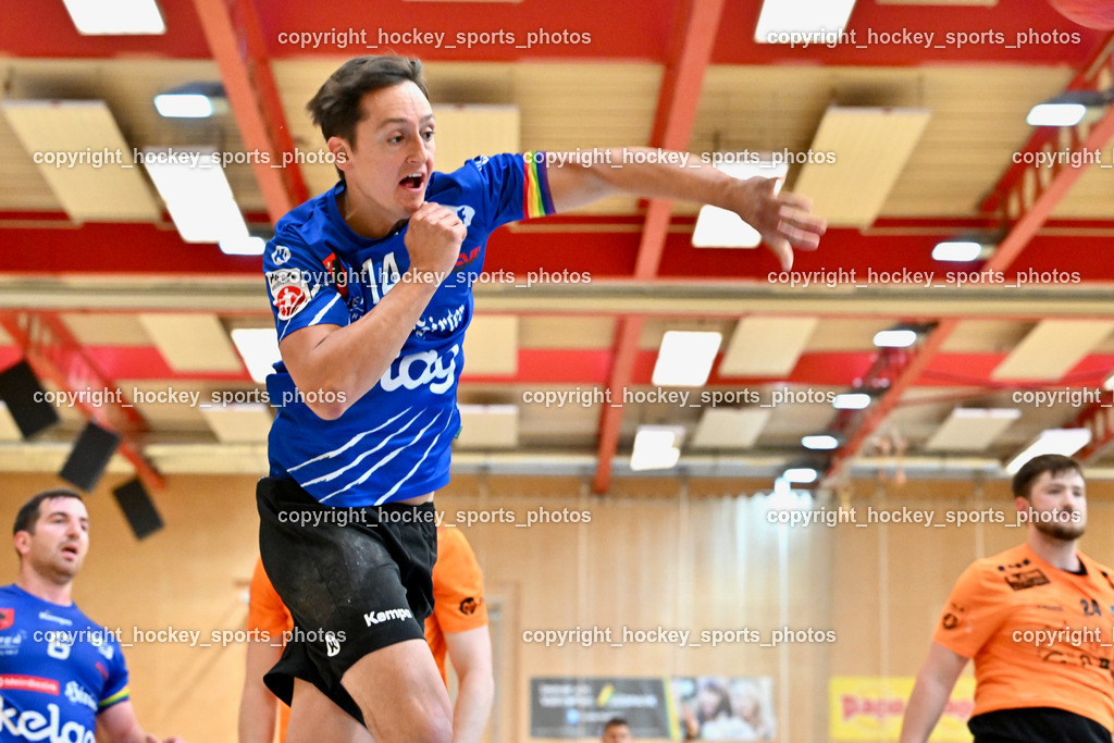 SC Ferlach vs. HSG Holding Graz | #14 Rath Mathias SC Ferlach, SC Ferlach vs. HSG Holding Graz, SC Ferlach vs. HSG Holding Graz am 24.05.2025 in Ferlach (Ballspielhalle Ferlach), Austria, (Photo by Bernd Stefan)
