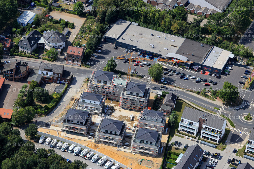 Luftbild 41379 Brüggen _ NRW _ Wohngebiet Borner Str. _ REWE Stücken 439A4562 | Luftbilder und Luftaufnahmen Brüggen,Schwalmtal,Wassenberg - Realisiert mit Pictrs.com