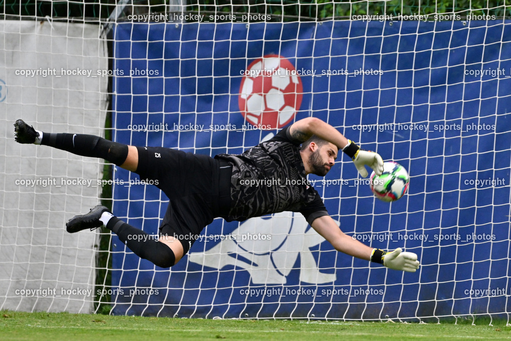 SAK vs. ATUS Ferlach | #25 Florian Heindl ATUS Ferlach, Flugeinlage, SAK vs. ATUS Ferlach, SAK vs. ATUS Ferlach am 01.08.2025 in Klagenfurt (Sportpark Welzenegg), Austria, (Photo by Bernd Stefan)