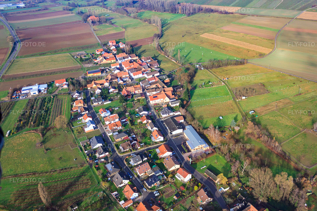 Luftbild: Raiffeisenstr in Oberhausen im Bundesland Rheinland-Pfalz in Deutschland. Foto: IMG_35552.jpg vom 20.11.2010 durch Werner Riehm/FLY-FOTO.de