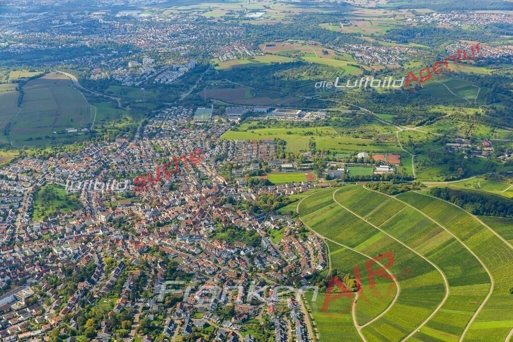 korb-map-luftbild-6511-jahr-2025 | Luftaufnahme von Korb Vs Google Maps- Die Luftaufnahme wurde 2025 vom UL-Flugzeug heraus erstellt ( keine Drohne ) - Hochauflösende Luftaufnahme - für professionelle Ausdrucke geeignet. Die Geschenkidee !Mit Lizenz und Bildrechte bestellbar