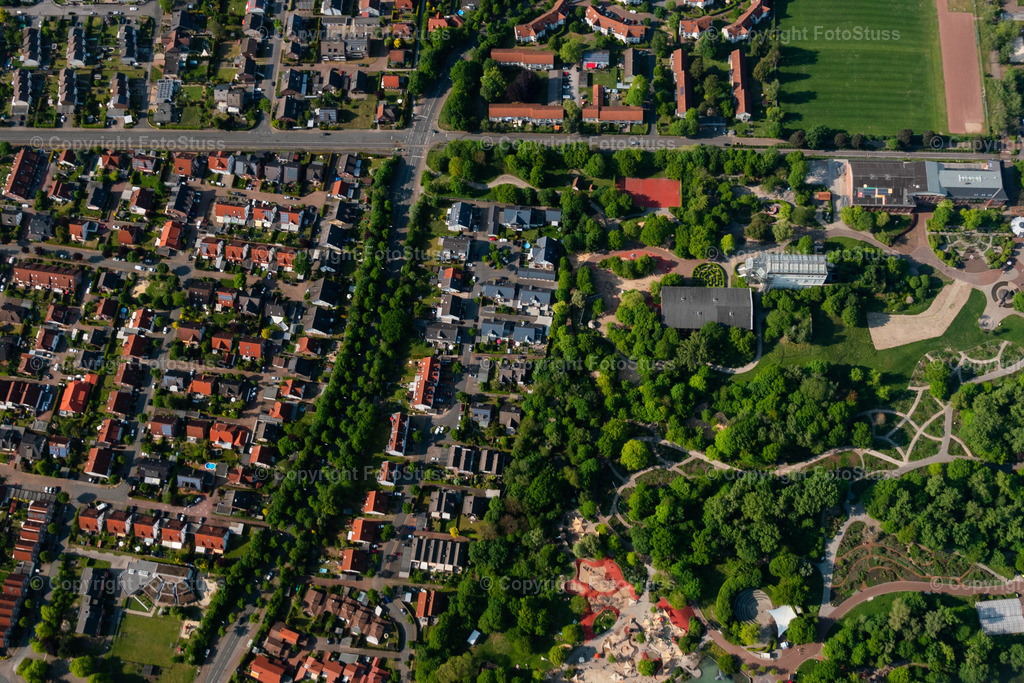 Luftbild vom Maximilianpark Hamm | Der Maximilianpark in Hamm aus der Luft fotografiert. - Realisiert mit Pictrs.com