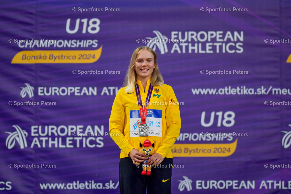 U18 EM - Tag 4_207 | European Athletics U18 Championships am 21.07.2024 in Banska Brystica; Speerwurf, Konstanze Irlinger. Foto: Kai Peters - Realisiert mit Pictrs.com